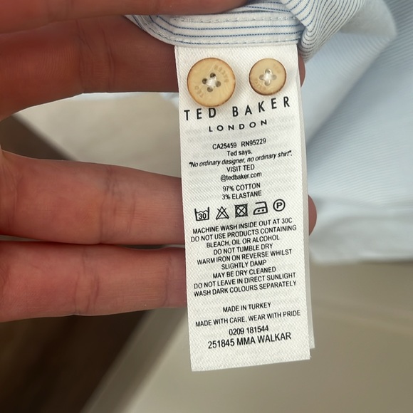 Ted Baker London Button-Down Shirt (Size 5, XL) - Picture 8 of 8